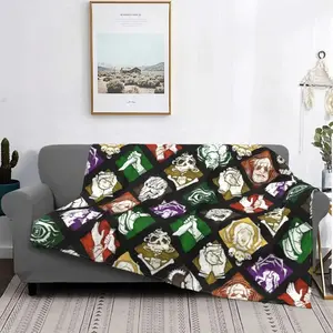 Perks Dead By Daylight Horror Survival Video Games Blanket Fleece Spr ing Autumn Throw Blankets for Bed Outdoor Rug PieceHoliday gifts for family and friends during Thanksgiving, graduation season and Valentine's Day summerwins