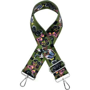 2" Wide Handbag Strap Purse Straps Replacement Adjustable Guitar Strap - Bag Straps with  Metal Buckles