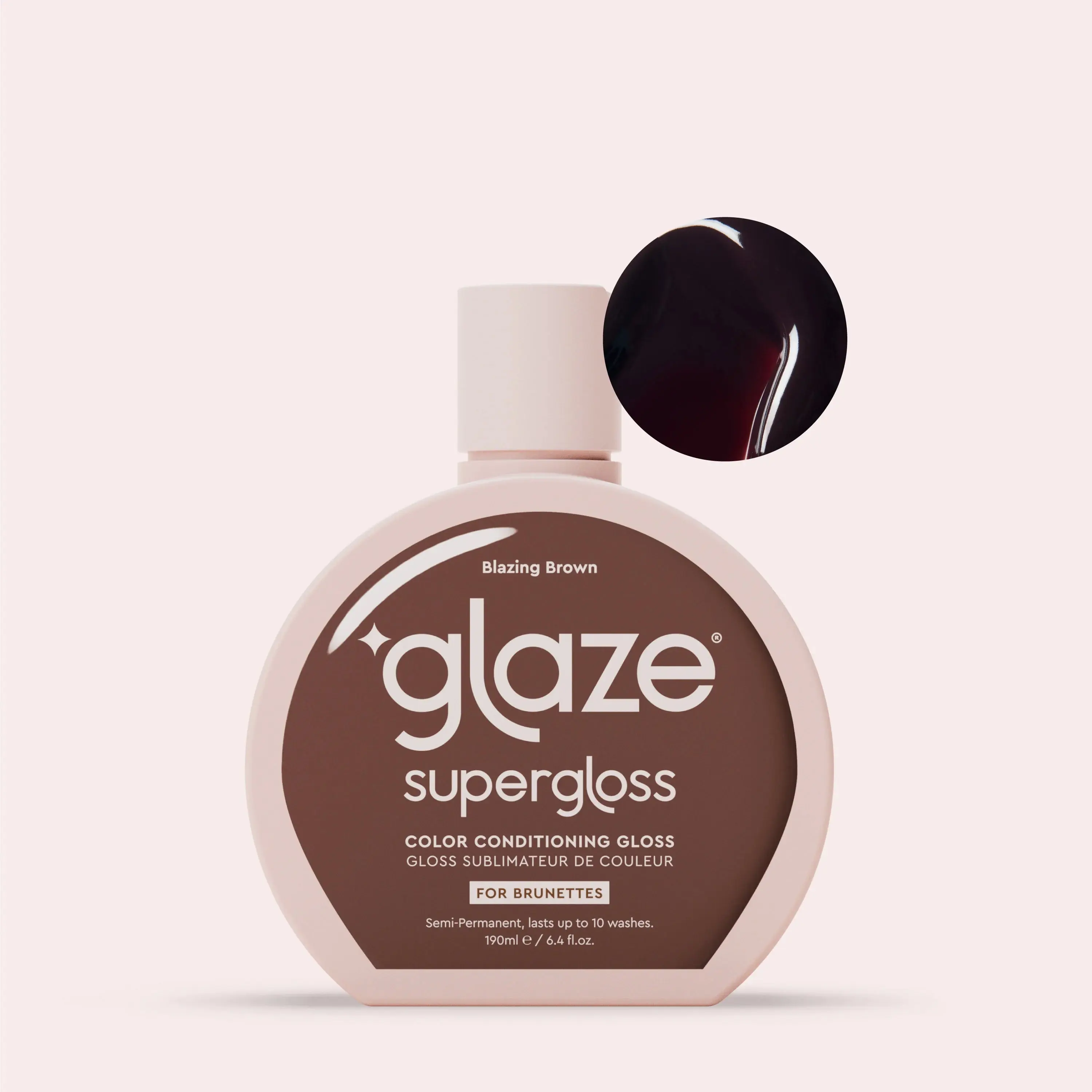 Brown Hair Dye Glaze, 200ml Super Gloss Haircare Color Product, Dark Brown, Virgin Brown Hair Dye Glaze, 200ml Super Gloss Haircare Color Product, Dark Brown, Virgin