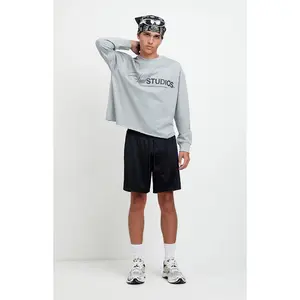 Pacsun Men's Black Aaron Mesh Volley Shorts