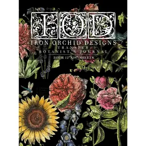 Botanist's Journal IOD Transfer 12"x16" Pad (4 Sheets)