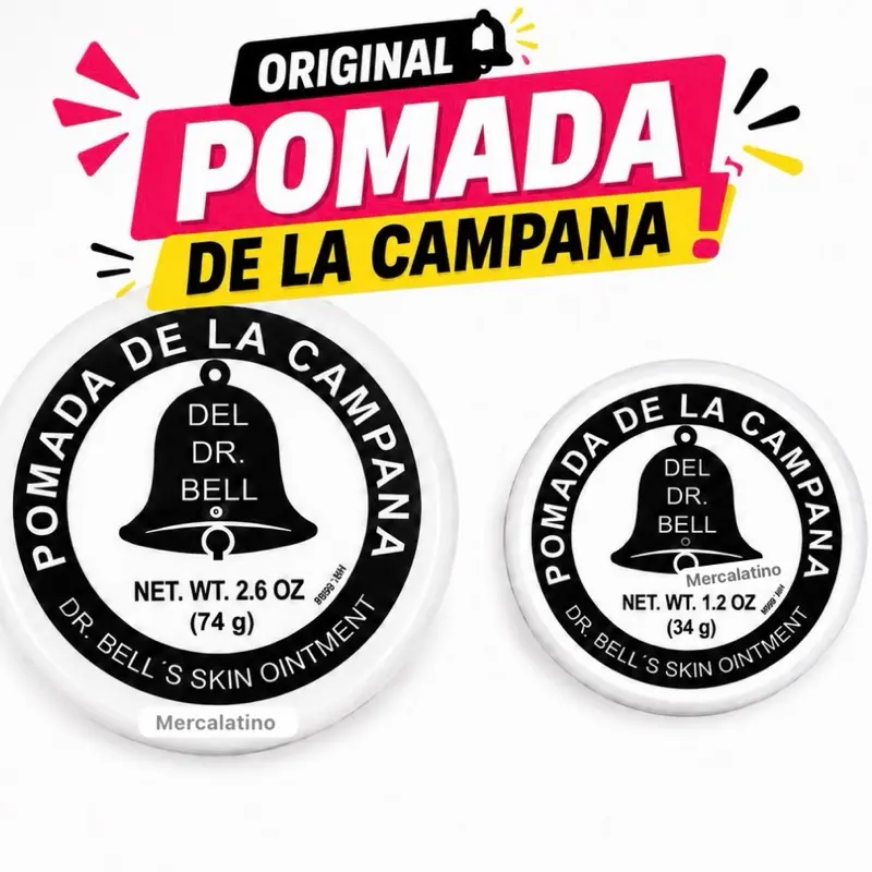 Pomada de la Campana Original Kit Familiar para el Cuidado de la Piel (2.6 oz + 1.2 oz )