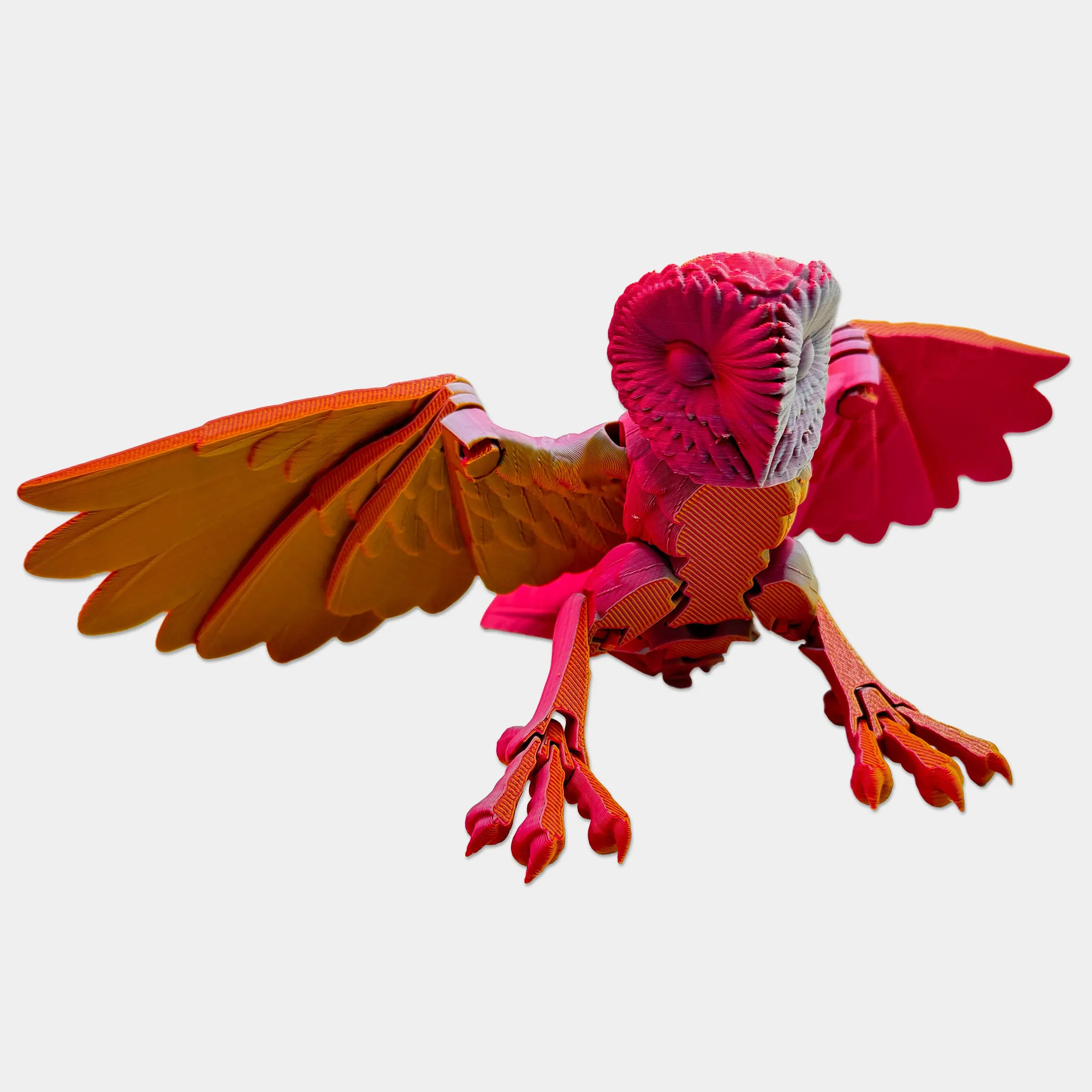 Barn Owl 3D Print – Detailed Owl Figure & Display Piece