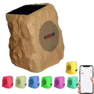 5 Core Outdoor Rock Speakers 100W Bluetooth Waterproof Landscape Speaker for Patio Pool Outdoor