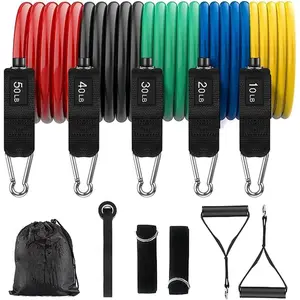 Resistance Bands, Exercise Bands, Workout Bands, Resistance Bands for Working Out with Handles for Men and Women, Exercising Bands for Fitness Weights Work Out at Home