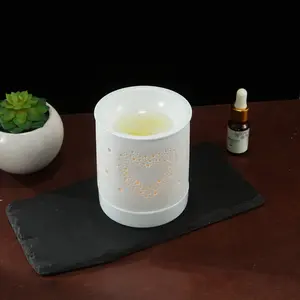 Ceramic Essential Oil Diffuser, Small Candle Warmer, Aromatherapy Lamp, Home Decor, Spa Therapy, Relaxing & Scented Air Freshener