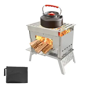 EcoFlame Portable Wood Stove with Carry Bag