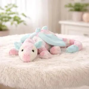 Jellycat Lazulia Dragon Plush – Soft Pastel Stuffed Toy, Fantasy Collectible, 50cm With Tags