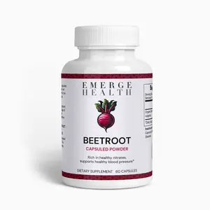 Beetroot Powder Capsules Dietary Supplement