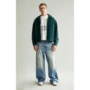 Pacsun Men's Blake Extreme Baggy Jeans Cargo Light Blue Tint