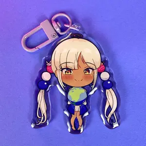 Tsukumo Sana Hololive EN Council Acrylic Keychains, Tsukumo Sana Acrylic Charm, Cute Anime Keychains, Anime Lovers Gifts, Kawaii Keyring Accessories
