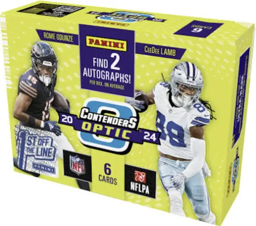 BREAK - 1X 2024 FOTL Contenders Optic Football Hobby Box Pick Your Team!