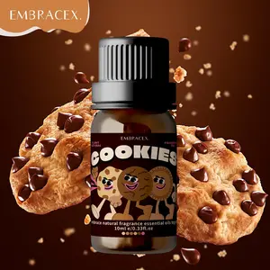 10ML Cookies Essential Oil, 1 Count Long Lasting Air Freshener, Home Fragrance for Diffuser, Humidifier, Car, Bathroom, Bedroom, Living Room, Scent