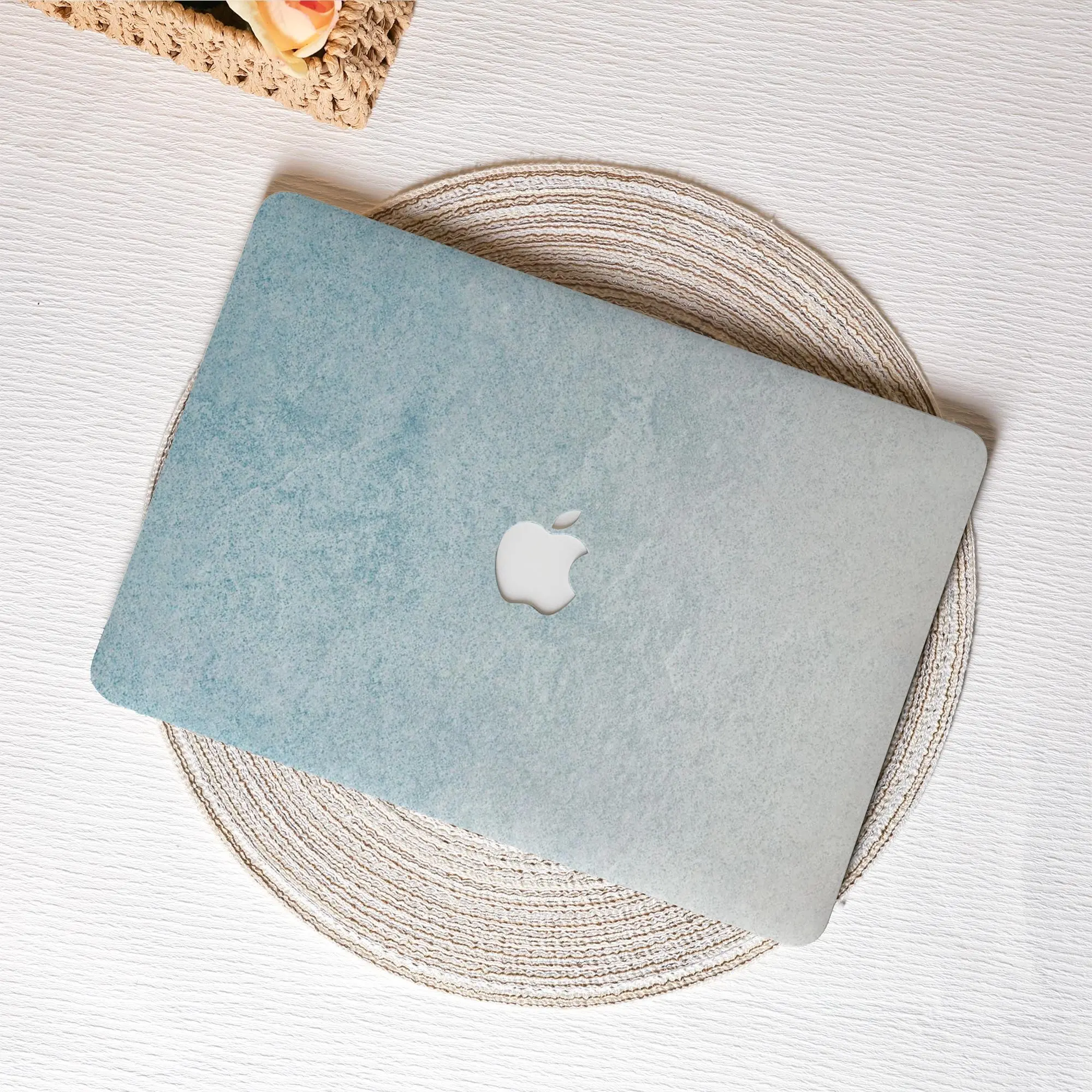 Blue Sandy Beach MacB Case for MacB Air 15 13, MacB Pro 16 14 13 Inch,  MacB Protective Case Cover