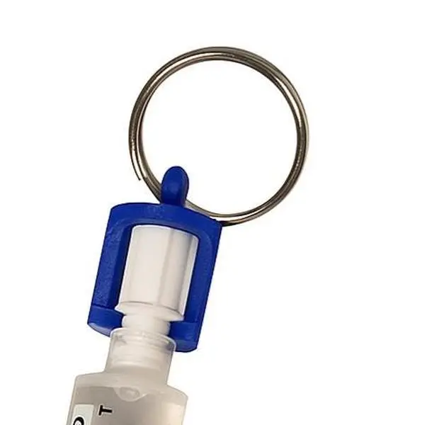 Medical Normal Saline-Syringe Holder Clip Keychain for Nurses, Medics