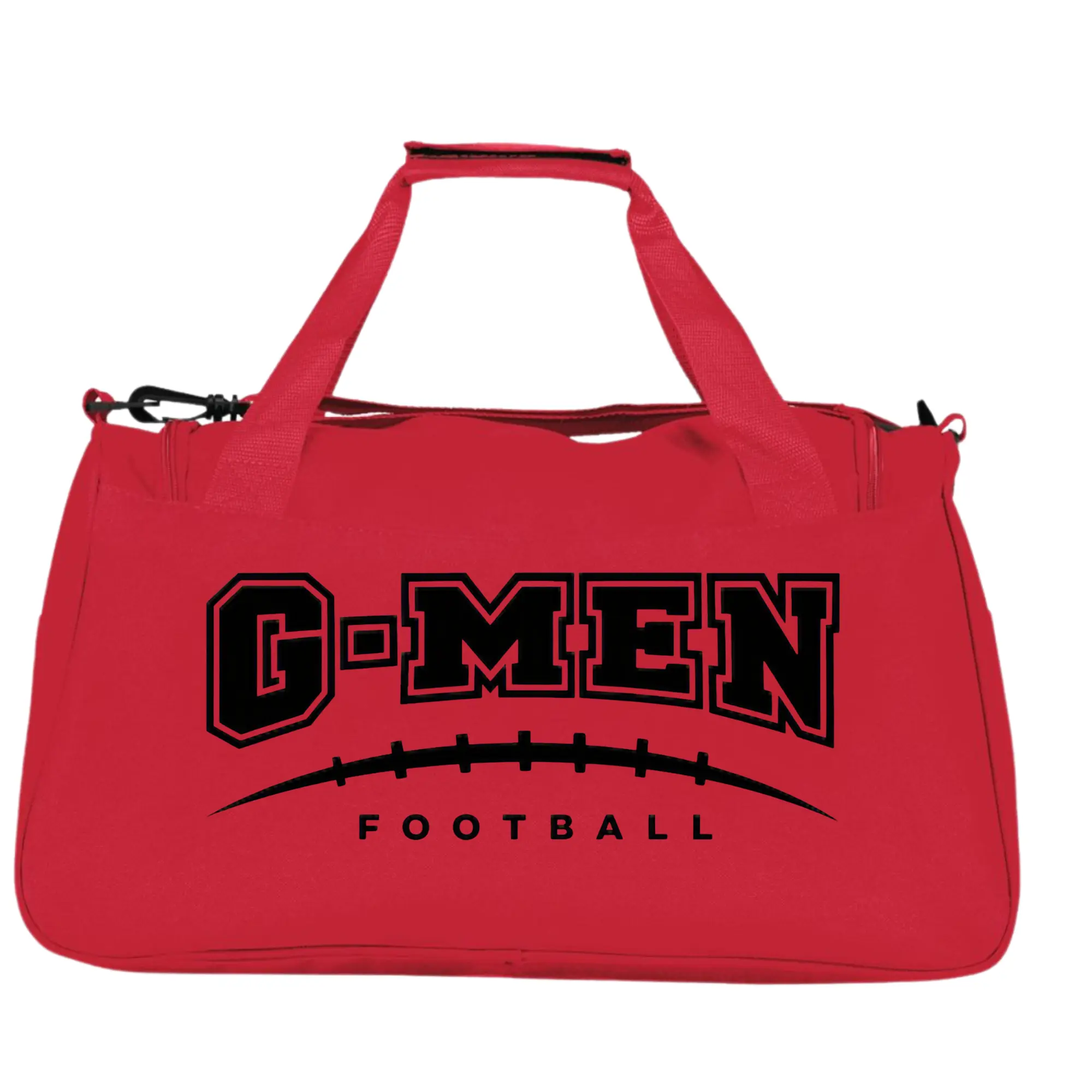 🏈 G‑MEN Custom Football Duffel Bag – Personalized Team Gear