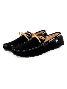 Men's Slip-On Loafers with Decorative Metal Hardware, Flexible Sole, Perfect for Party & Streetwear, Trendy Durable Shoes