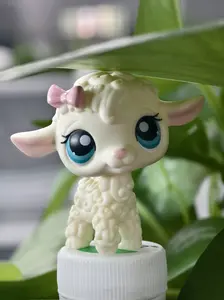 LittlePeta Mini Lamb Bat Shorthair Cat Collie Great Dane Pets figures Shop for lps collection, Educational & Engaging, PVC Free