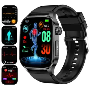This sports smartwatch that integrates Android and ios systems features multiple functions such as Bluetooth calls, AI voice assistants, temperature measurement, sleep monitoring, SOS calls, 150 sports modes, 380 mah, and ip68 water resistance