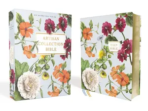 USED-Niv, Artisan Collection Bible, Leathersoft, Blue Floral, Red Letter Edition, Comfort Print by Zondervan (Imitation Leather)