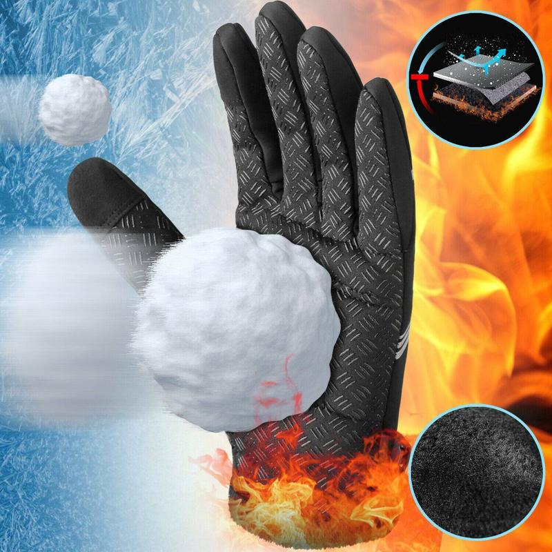   Dazone Warm Winter Gloves Unisex Windproof Waterproof Touchscreen Running Gloves Non-Slip Thermal Gloves for Men Women Running Driving Cycling Climbing Hiking