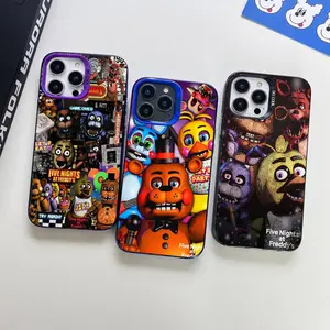 Cartoon Game Five Nights At Freddys Phone Cases For IPhone 17 16e 15 14 13 12 11 Plus Pro Max ProMax Colorful Covers
