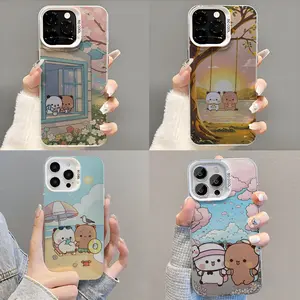 Cute BuBu D-DuDu Phone Case  Phone Case For iPhone 14 16 15 11 12 13 Pro Max Mini Plus Shockproof Cover