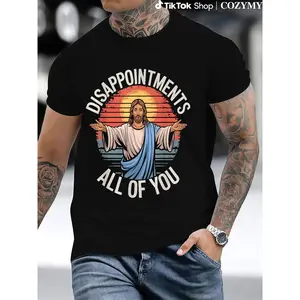 Funny Jesus Disappointments All Of You Sarcastic T-Shirt 100% T-Shirt