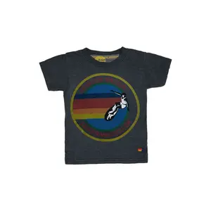 KID'S AVIATOR NATION SAN FRANCISCO TEE - CHARCOAL