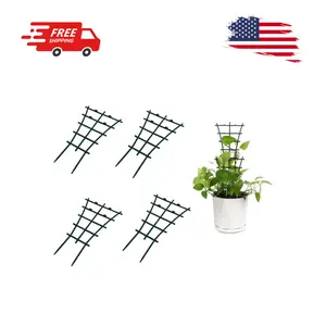 Mini Plant Trellis for Climbing Plants Outdoor (4 Pcs)