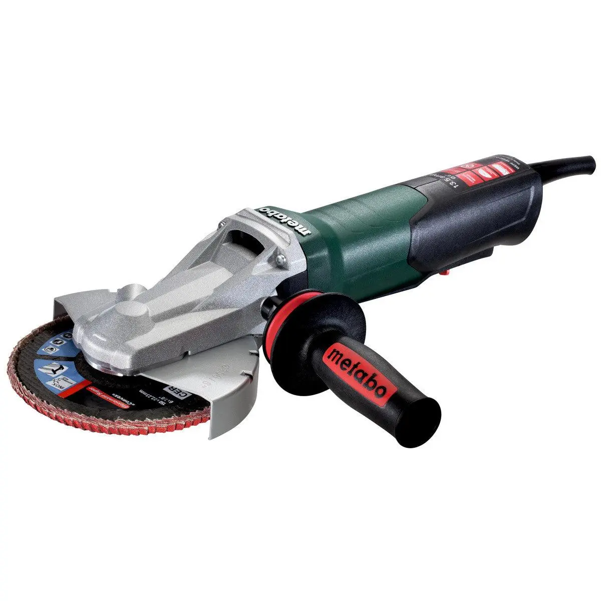 Metabo 6in Flat Head Grinder w/Non-Lock Paddle, Electronics, WEPF 15-150 Quick 613084420