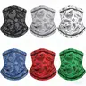 Unisex 6-Pack Cotton Camouflage Neck Gaiters Face Covers - Seamless, Quick Dry, 1-Size Protective Gear, Multi-Functional Bandana Scarf Balaclava Headband, Sports & Outdoor Accessories for Adults