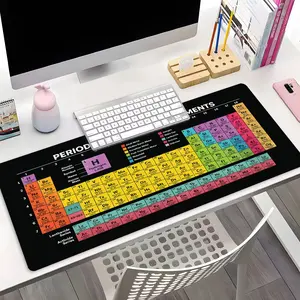Periodic Table of Elements Desk Mat XXL, Large Gaming Mouse Pad with Anti-Slip Base, Science Reference Desk Pad for Students & Gamers, Aesthetic Desk Mat, Unique Gift