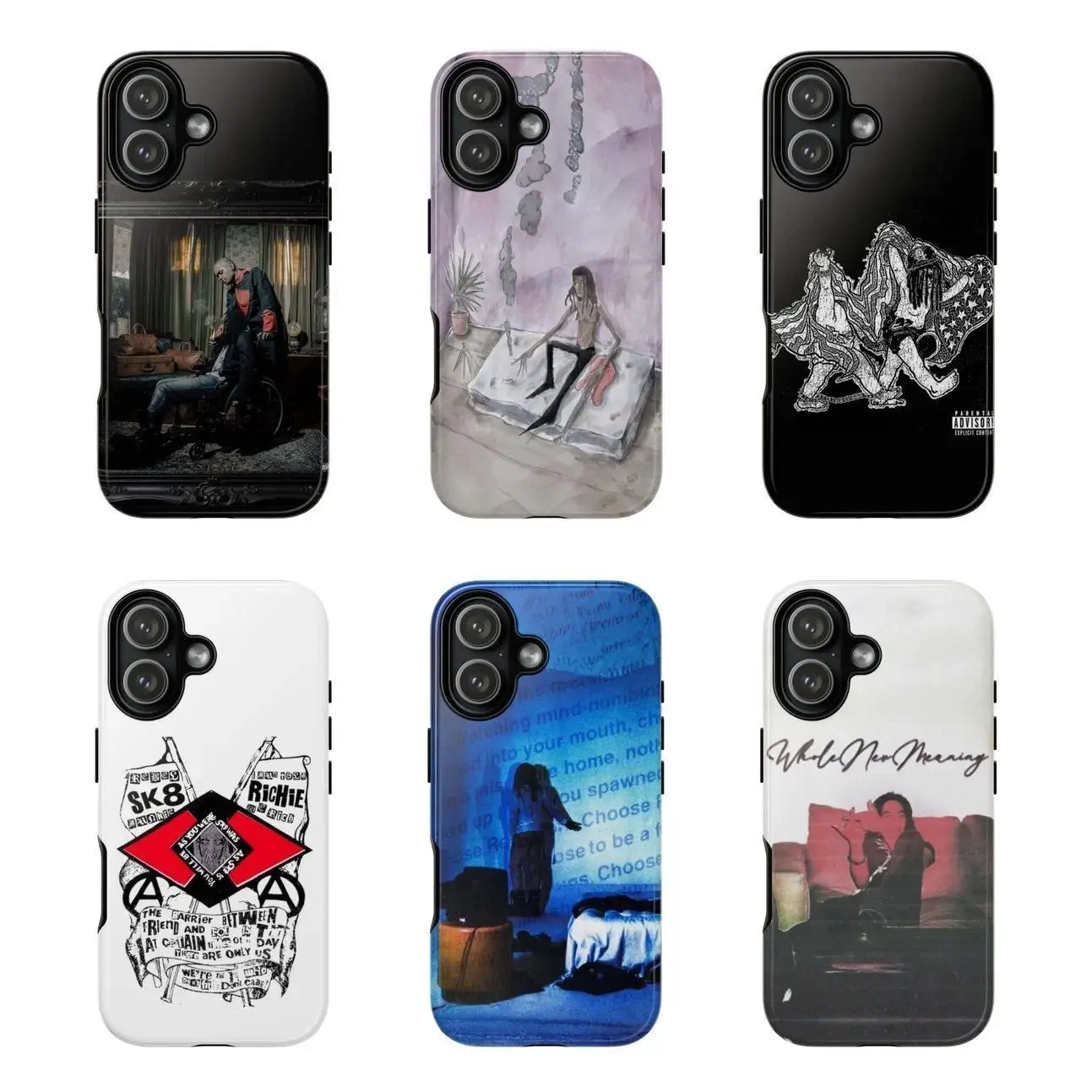 New Album "DESIGNER JUNKIE" SK8STAR Rapper Phone Case, Rap Art Hot Album Phone Case, Suitable for iPhone 17-11 Pro Max/Plus and  Samsung Galaxy S23-25