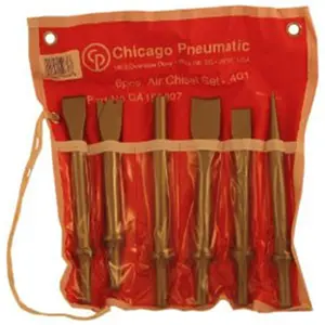 Chicago Pneumatic  0.40 in. Shank Chisel Set
