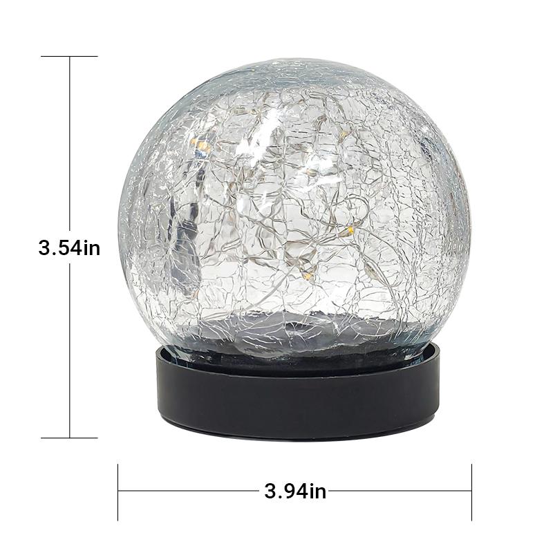 Solar Globe Lights Outdoor Waterproof-Solar Balls Garden-Cracked Glass Ball Solar Lights Outdoor-Solar Orbs Outside-Outdoor Decorations Patio & Yard Lawn Backyard Decor Solar Globe Lights Outdoor Waterproof-Solar Balls Garden-Cracked Glass Ball Solar Lights Outdoor-Solar Orbs Outside-Outdoor Decorations Patio & Yard Lawn Backyard Decor