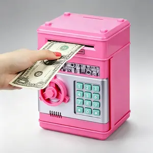 Electronic Password ATM Piggy Bank Safe,Auto Bill Suction Design for Cash & Coins Storage,Kid Educational Saving Toy,Popular Gift Option for Boys Girls Ages 3 4 5 6 7 8 9 10 11 12.graduation gifts for boys