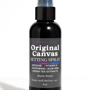 Original Canvas Matte Setting Spray - Cosmetic Product for Makeup Application Water Proof Aloe