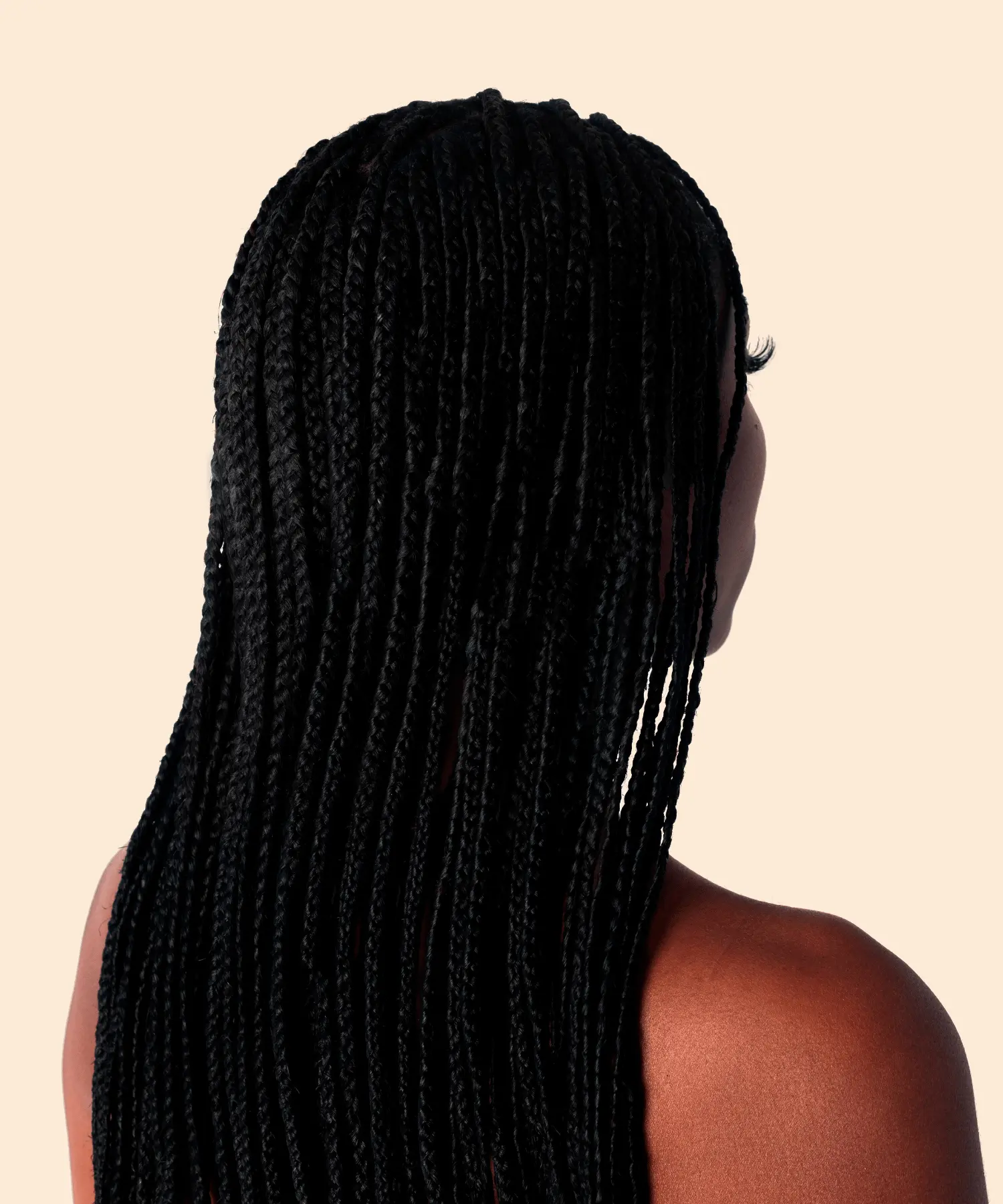 Itch-free, Plant-based Braiding Hair in Jet Black
