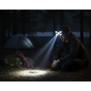 USB Rechargeable LED Headlamp, Portable Headlight with 4 Lighting Modes, Ultra-lightweight Design Headlight, Suitable for Outdoor Camping & Fishing, Led Flashlight Rechargeable, High Powered Flashlight