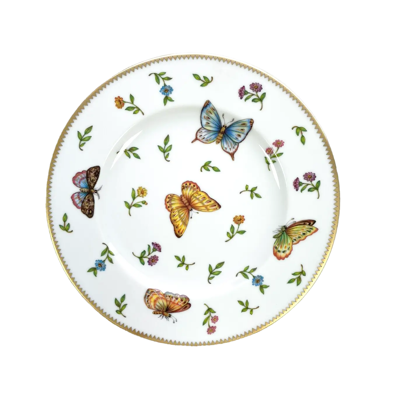 Primavera - Porcelain Dessert Plate Butterfly (Set of 4)