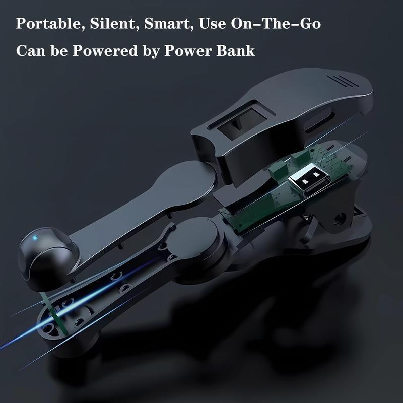 Auto Clicker for Smart Phone to 99 Speed Phone Tapper 180° Rotating for Android iOS Apps, Protable USB Powered Fast Click Simulation Finger Continuous Click for Gaming, Live Broadcasts Likes, Games, Shopping Portable Selfie Cellphone Smartphone