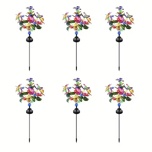 6PCS Multi-color lights,  (40 lamp beads each)