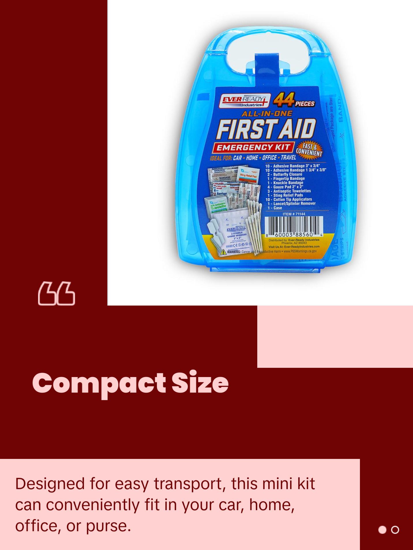 Mini First Aid Kit | Travel Size | Perfect for On The Go