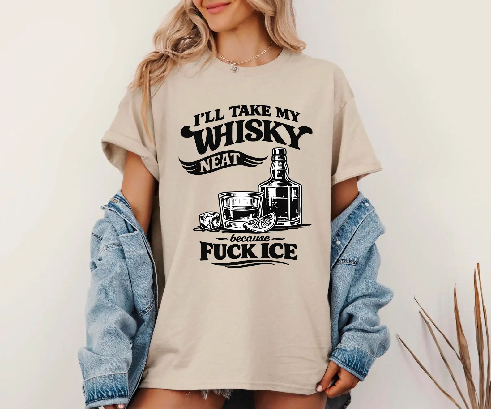 I’ll Take My Whiskey Neat Because F*CK ICE Shirt, Pro Immigrant Political Anti Trump Democrat Shirt, Whiskey Neat Shirt