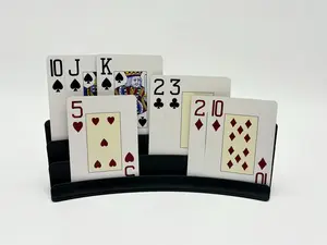 3-Tier Playing Card Holder - Family Games - Card Games - Durable 3D Printing PLA Filament - 9 Inches Wide x 2.5 Inches High