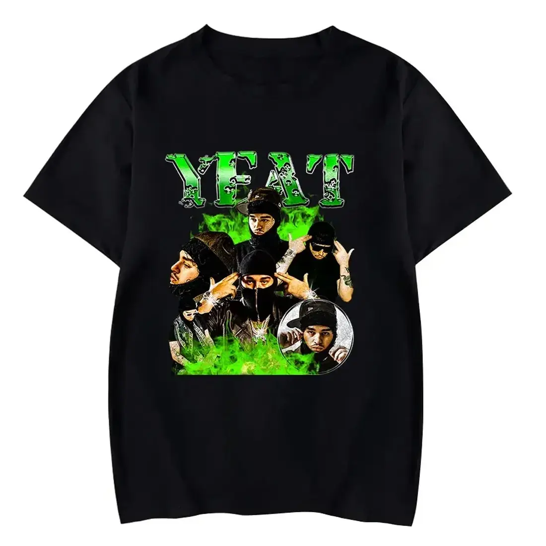 Rap Yeat 2 Alive World Tour T-Shirts - Summer Short Sleeve Graphic Tees