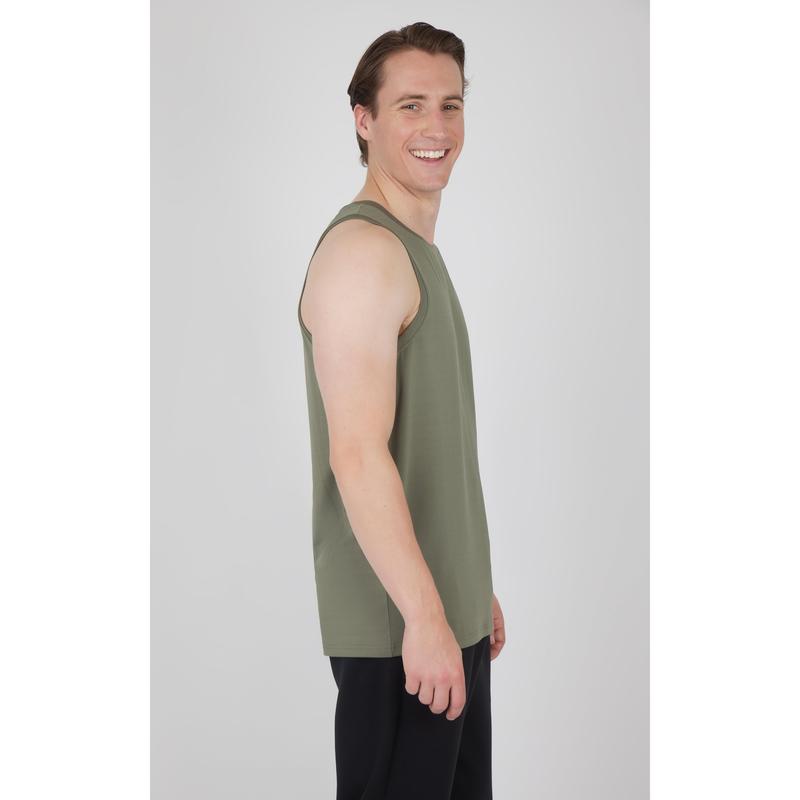 Men's Pique Race Track Muscle Tank