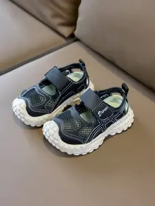 Unisex Kids' Trendy Functional Mesh Sandals, Breathable Large Eyelets, Ideal for Summer Outdoor Activities