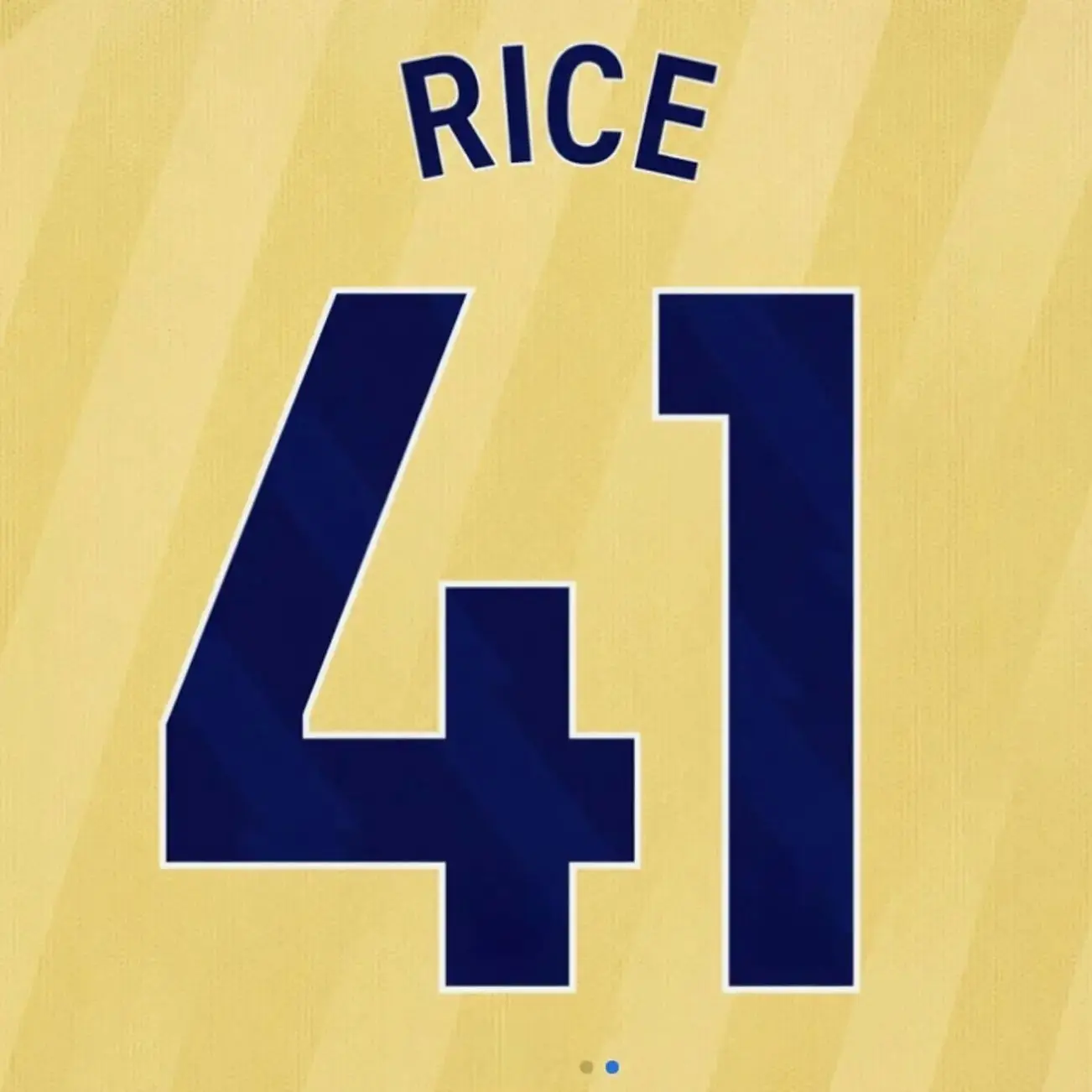 Unisex Premium Black Away Soccer Jersey Number 41 Rice Third Athletic Sports  Premier League